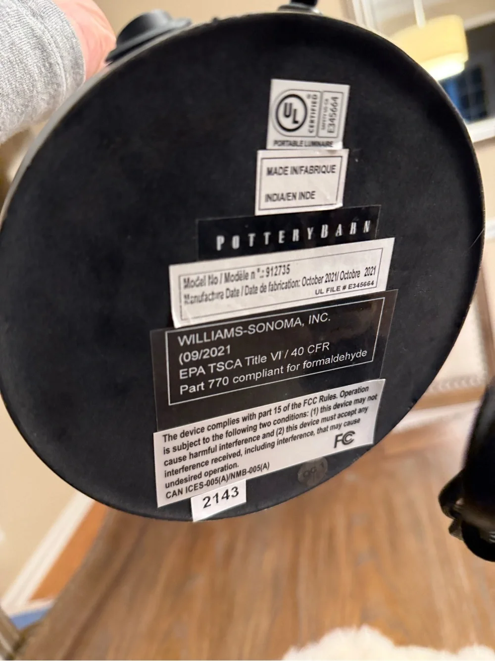 Pottery Barn made steel